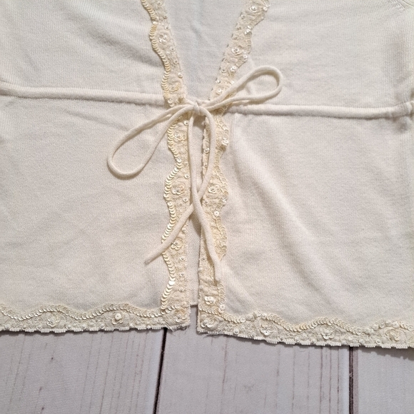 3 FOR 12 SALE Daisy Fuentes Cardigan Size Medium - Picture 12 of 14